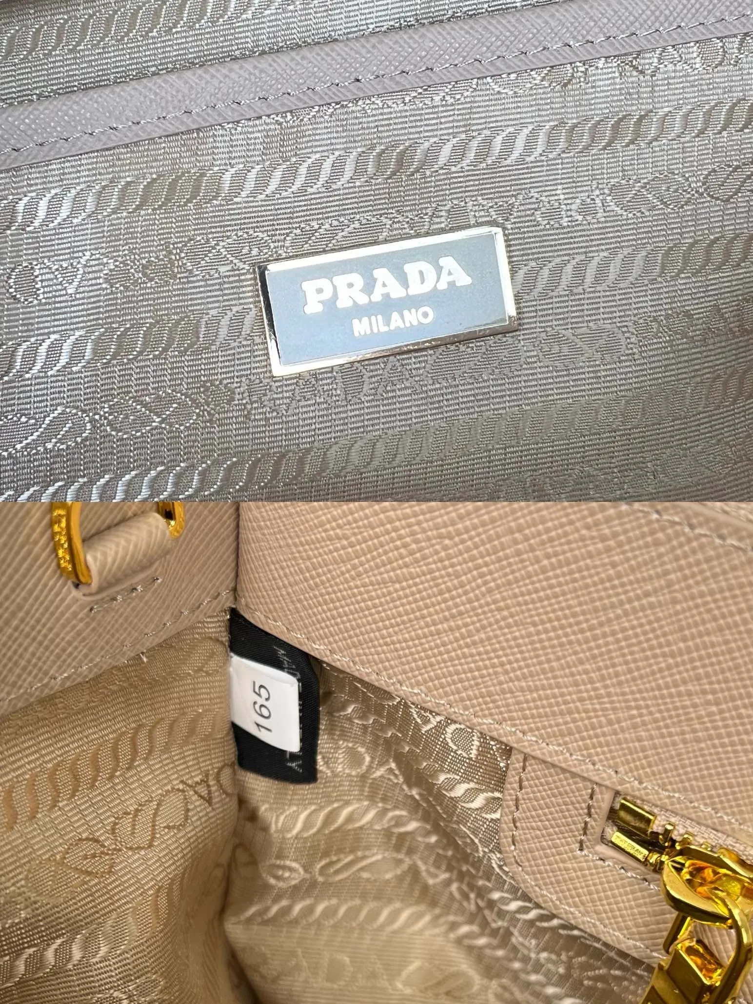 PD332 Large Prada Galleria Saffiano Leather Bag / HIGHEST QUALITY VERSION / 12.6x9.4x5.5inch