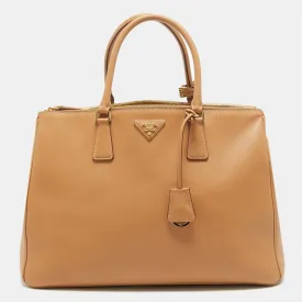 Prada Natural Leather Extra Large Galleria Tote