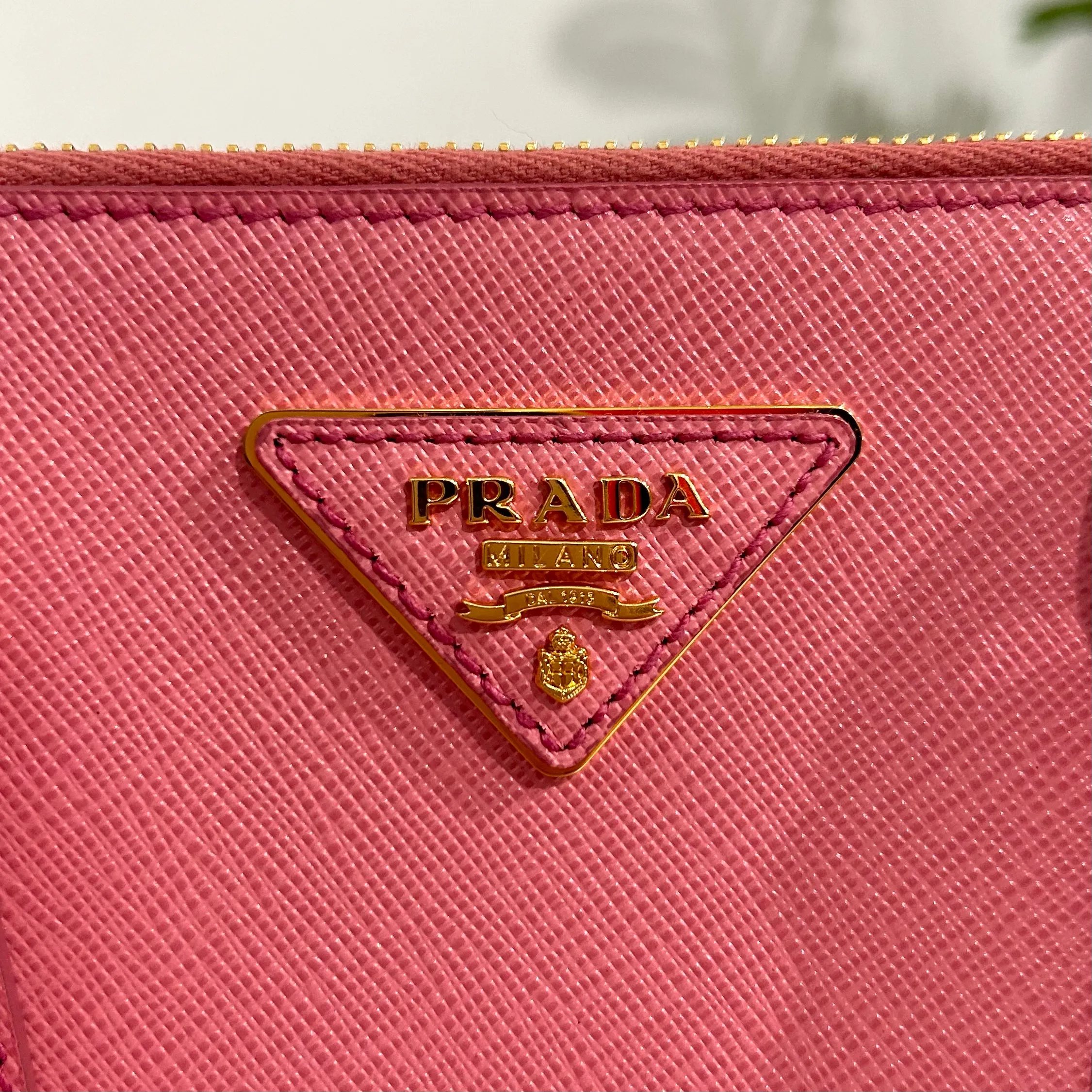 Prada Pink Galleria Saffiano Leather Bag