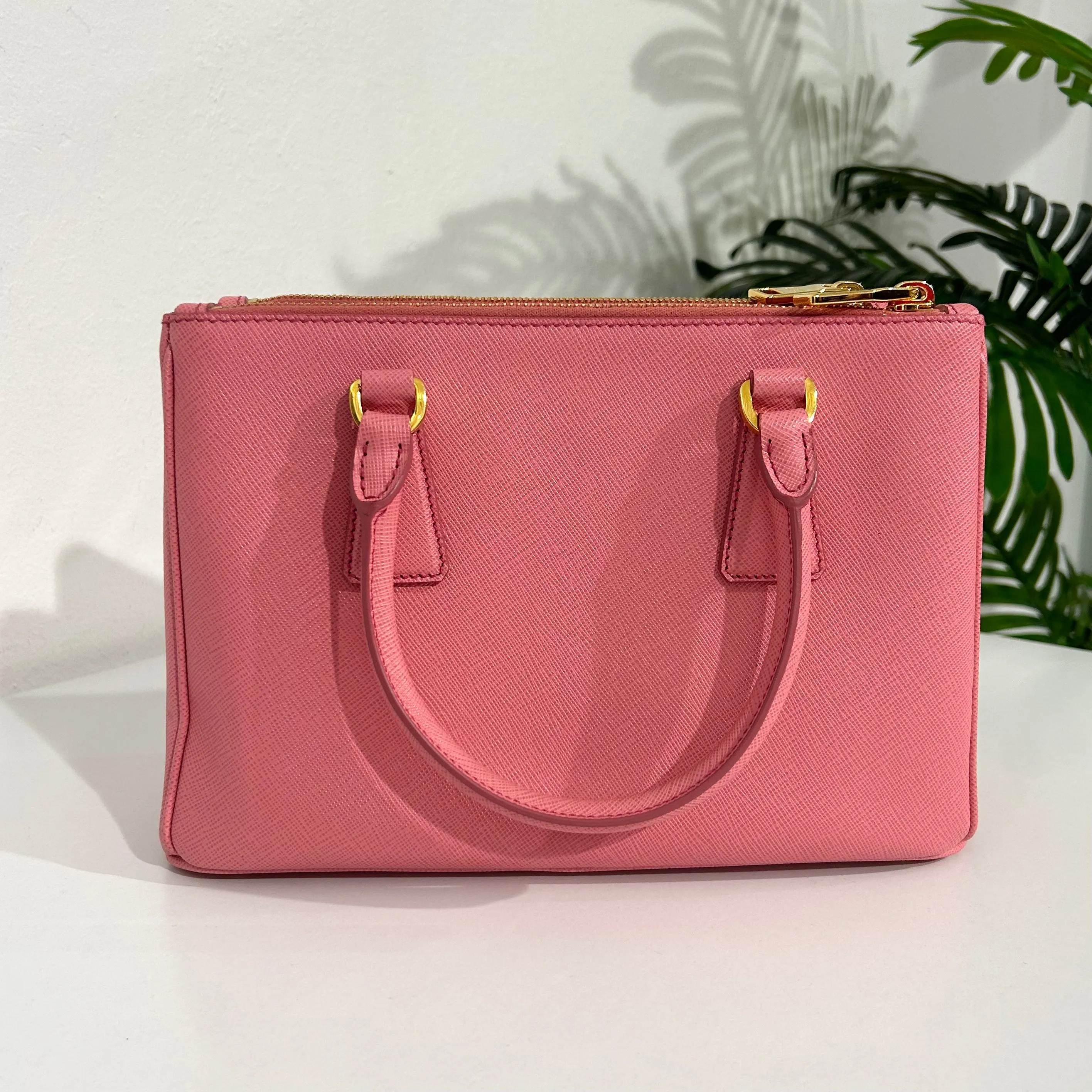 Prada Pink Galleria Saffiano Leather Bag