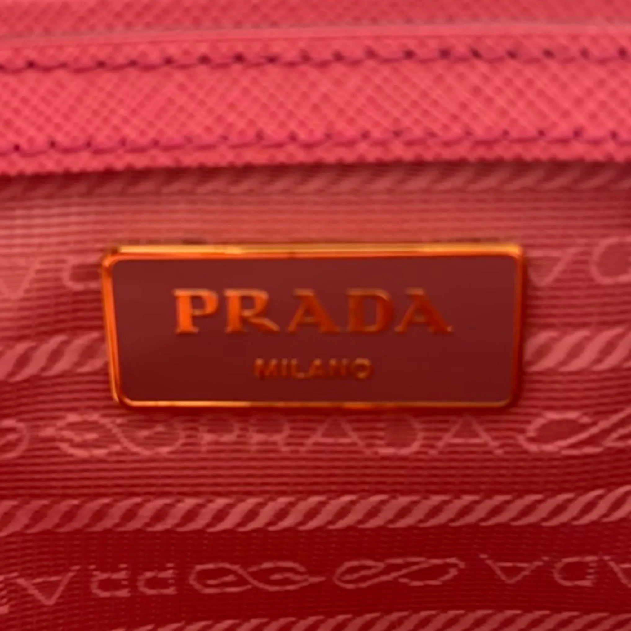 Prada Pink Galleria Saffiano Leather Bag