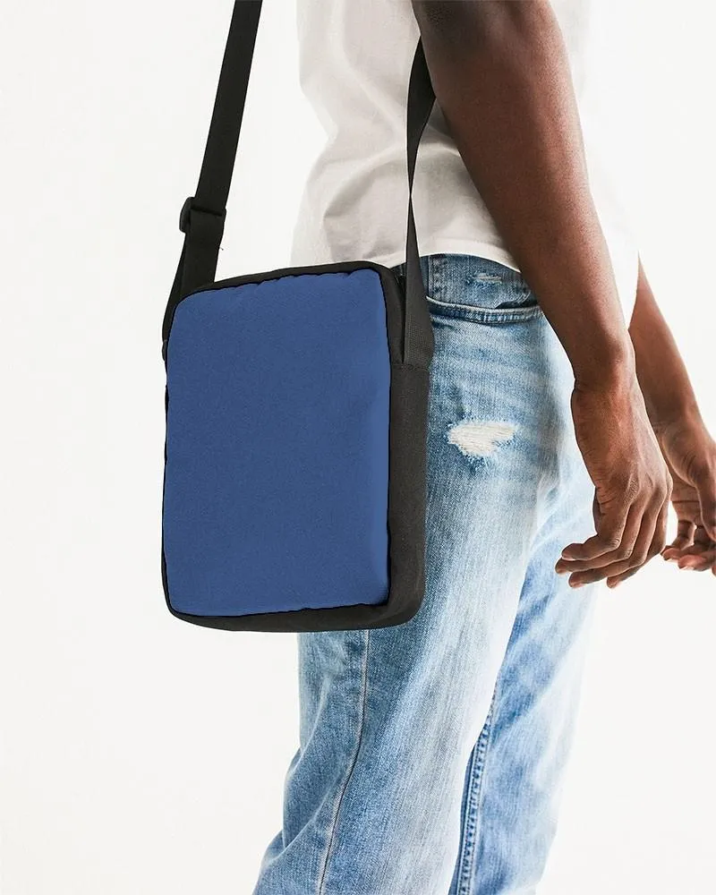Shaded Midtone Blue Messenger Pouch | C80M60Y0K30