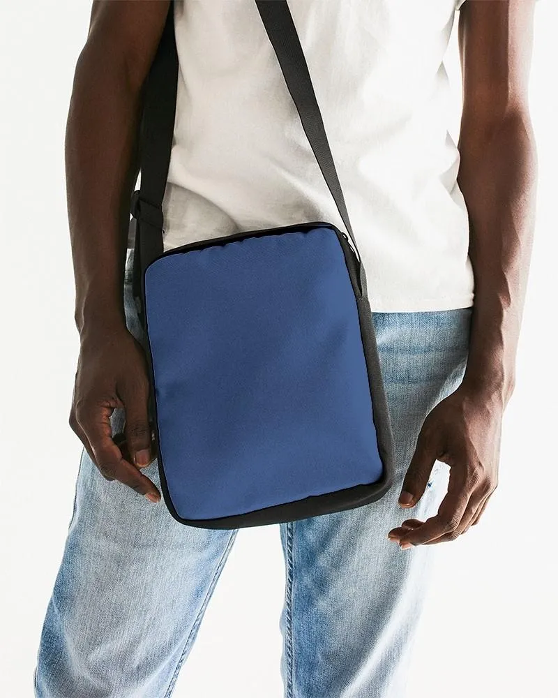 Shaded Midtone Blue Messenger Pouch | C80M60Y0K30