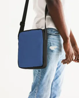 Shaded Midtone Blue Messenger Pouch | C80M60Y0K30