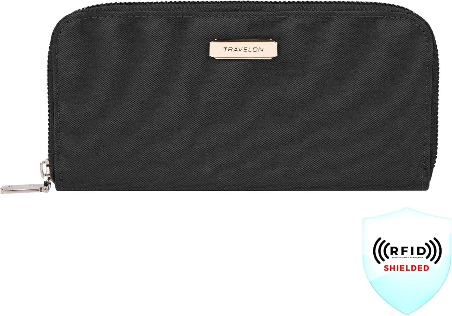 Travelon RFID Blocking Single Zip Wallet
