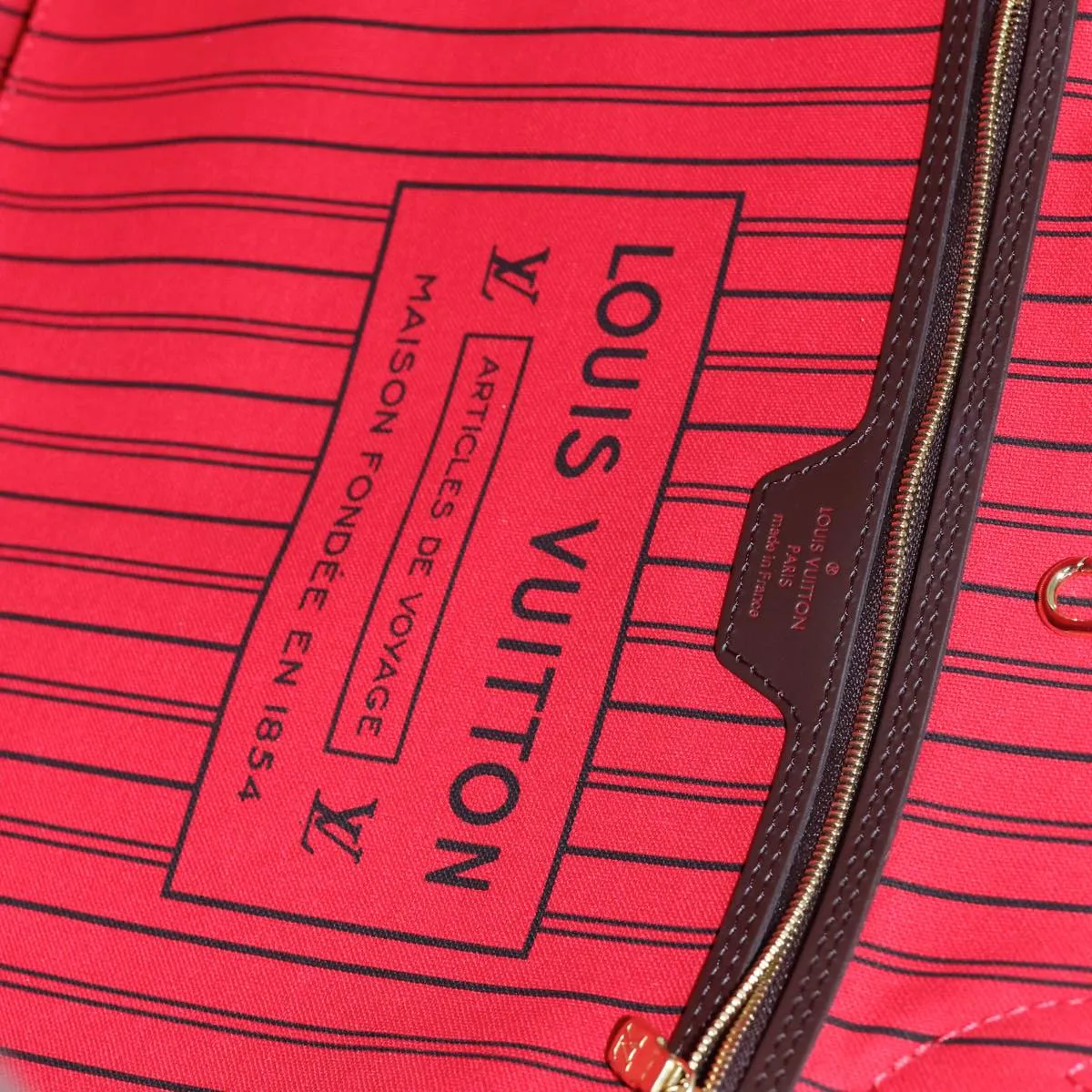 Trendy Inspired Louis Vuitton Damier Ebene Neverfull Gm Tote Bag N51106 Lv Auth 86989sa