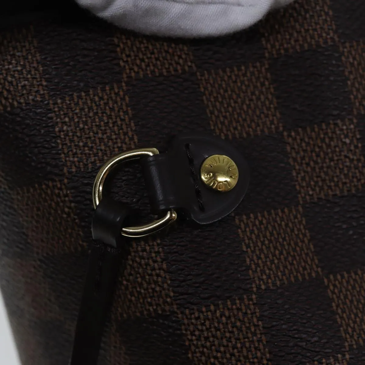 Trendy Inspired Louis Vuitton Damier Ebene Neverfull Gm Tote Bag N51106 Lv Auth 86989sa