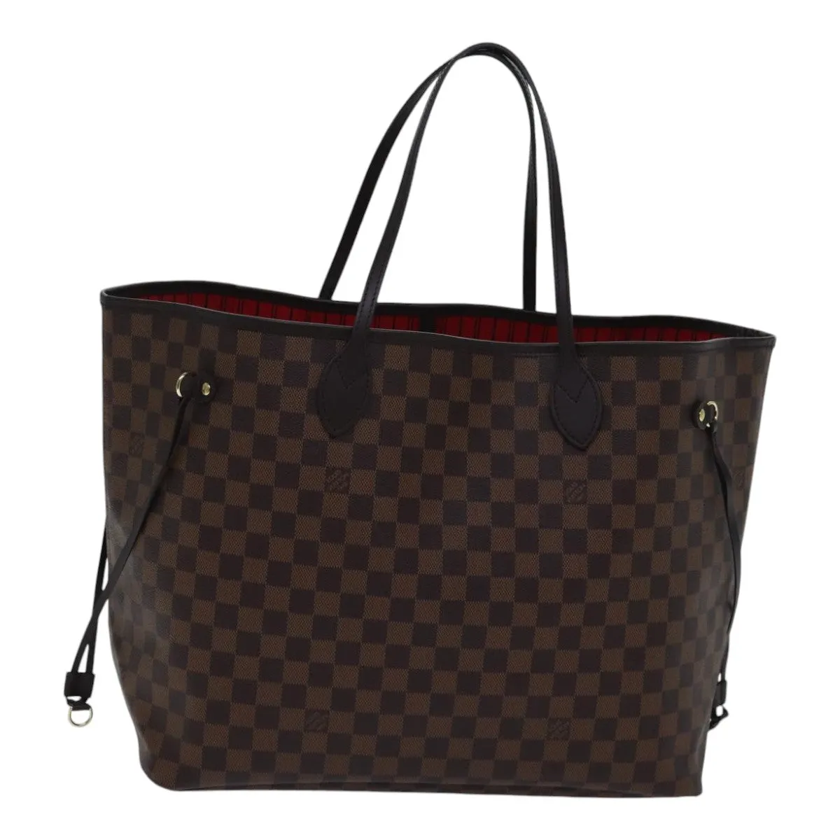 Trendy Inspired Louis Vuitton Damier Ebene Neverfull Gm Tote Bag N51106 Lv Auth 86989sa