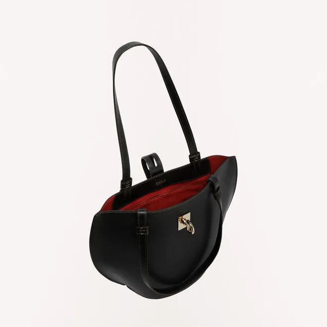 UNICA FURLA TOTE BAG IN BLACK