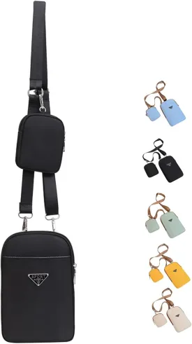 Valentoria Small Crossbody Bag Cell Phone Purse Womens Travel Messenger Wallet Casual Sport Daypack Zipper Coin Pouch