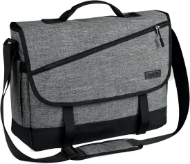 VASCHY Messenger Bag for Men, Fashion Laptop Satchel Crossbody Shoulder Side Bag for Men and Women for Work,Business