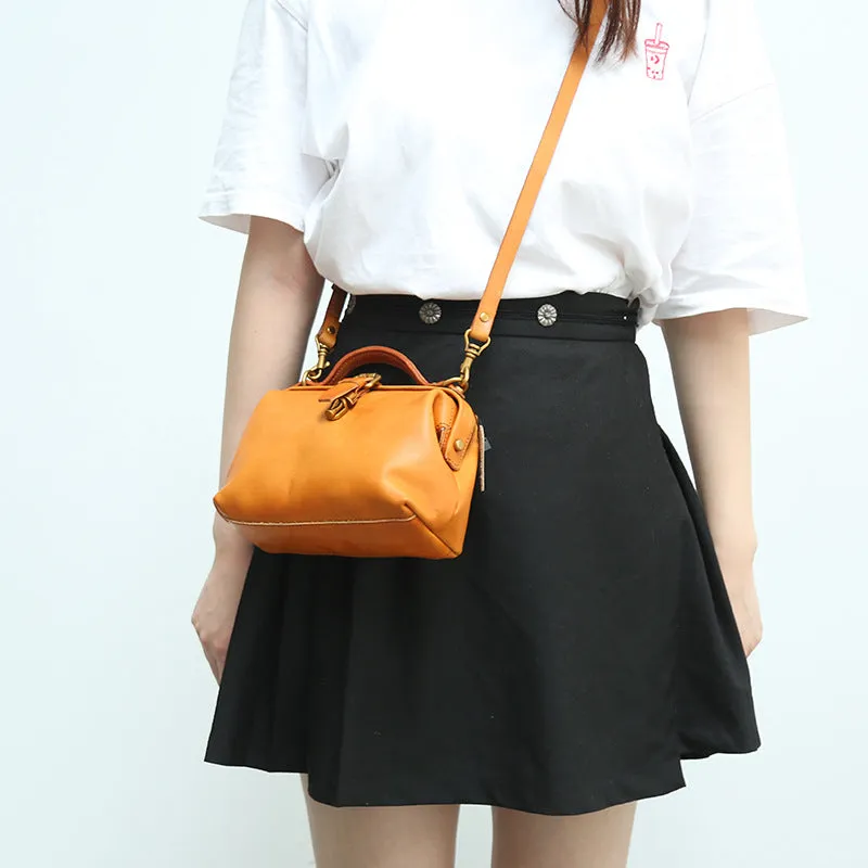 Women's Small Doctor Style Handbag Dr Bag Purse