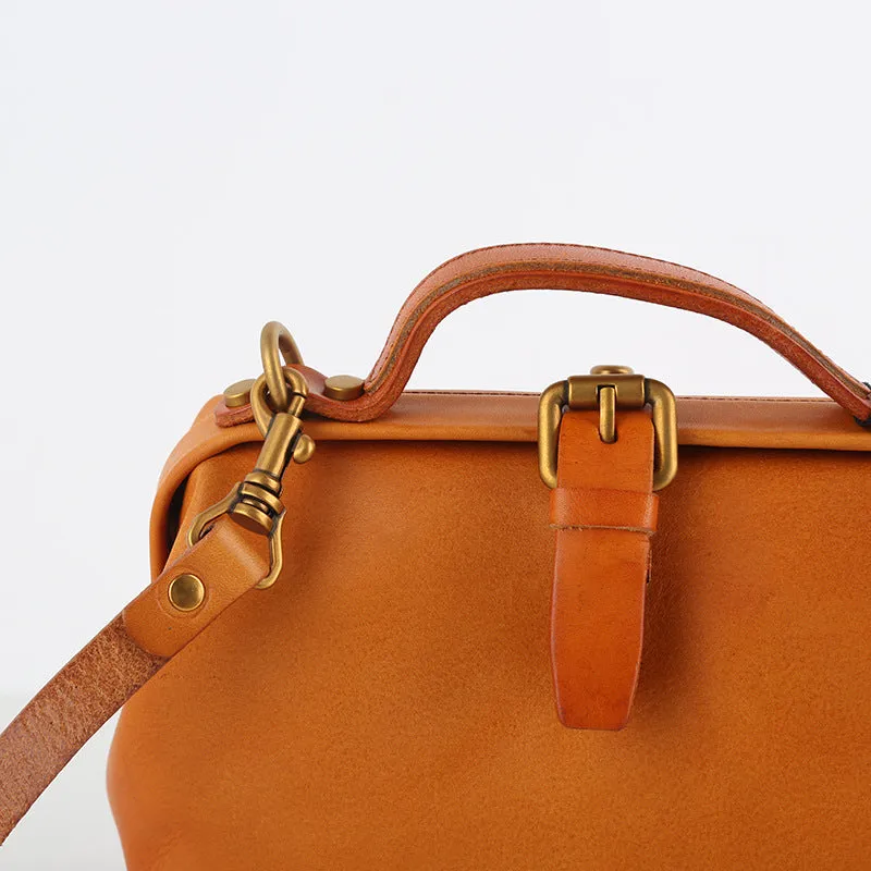 Women's Small Doctor Style Handbag Dr Bag Purse