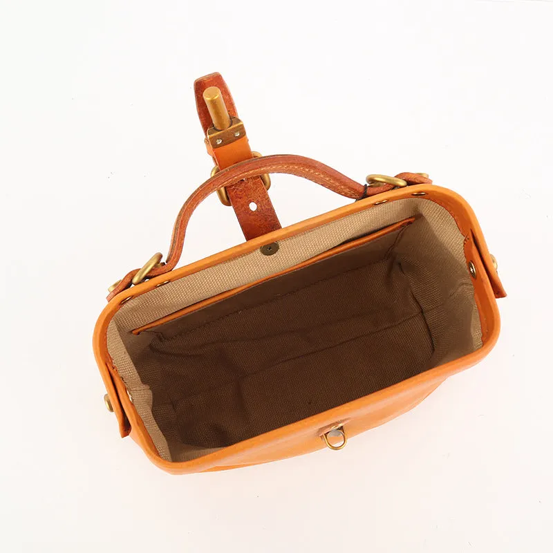 Women's Small Doctor Style Handbag Dr Bag Purse