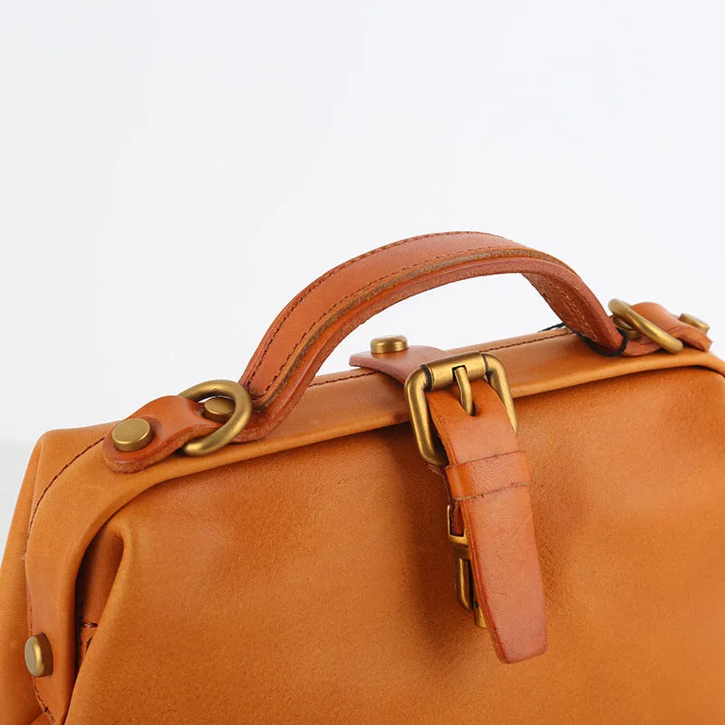 Women's Small Doctor Style Handbag Dr Bag Purse