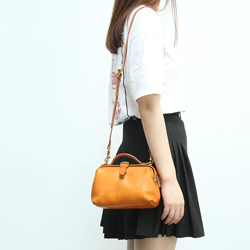 Women's Small Doctor Style Handbag Dr Bag Purse