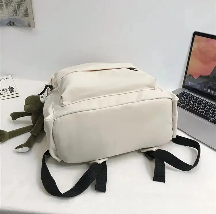 Zip Cotton Backpack Bag 7038