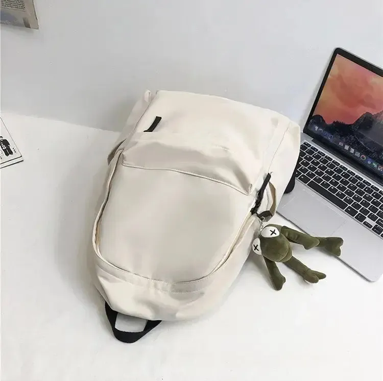 Zip Cotton Backpack Bag 7038