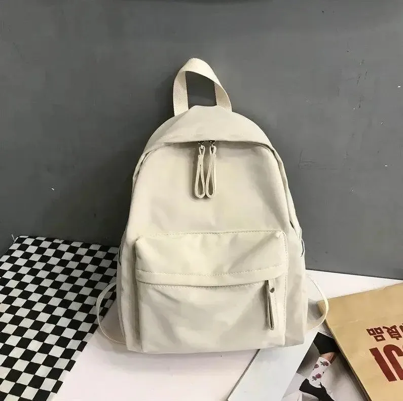 Zip Cotton Backpack Bag 7038